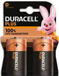 PILE DURACELL PLUS 100%D LR20 X2